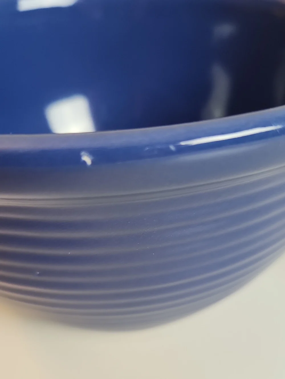 Bauer Pottery Los Angeles Ring Bowls Blue Orange